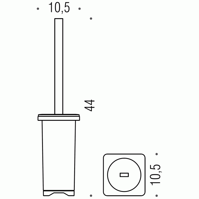B2906 Ёршик напольный COLOMBO FOREVER Colombo Design - Вид №2