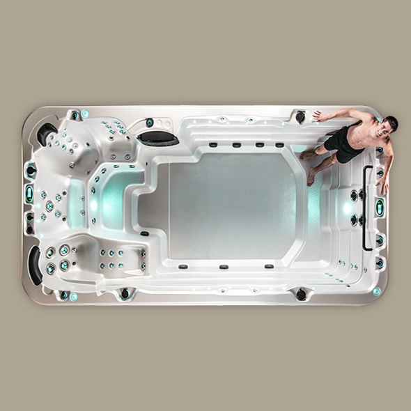 Плавательный спа бассейн vortex spas aquagym max Vortex Spas sun-id-2067990 - Вид №9