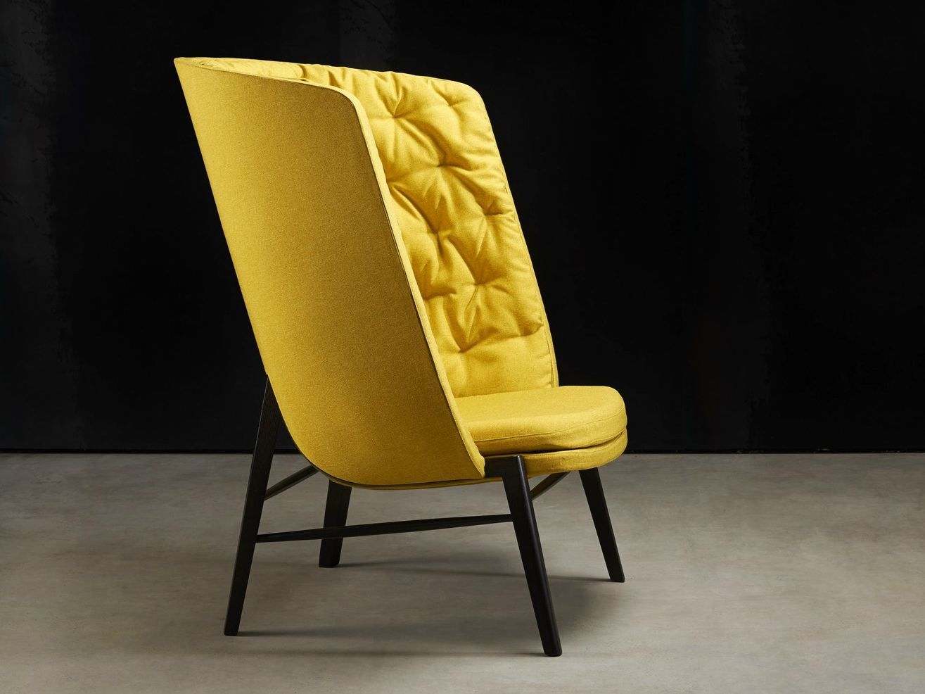 Кресло с высокой спинкой ROSSIN Cleo Wood ARCH-00053244 - Вид №4