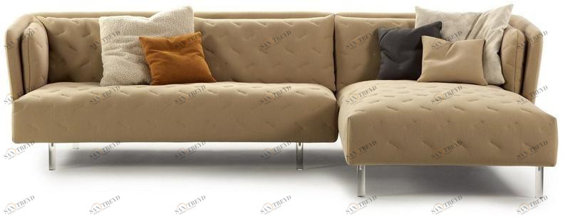 Sancal Диван из ткани с шезлонгом sun-id-1387197