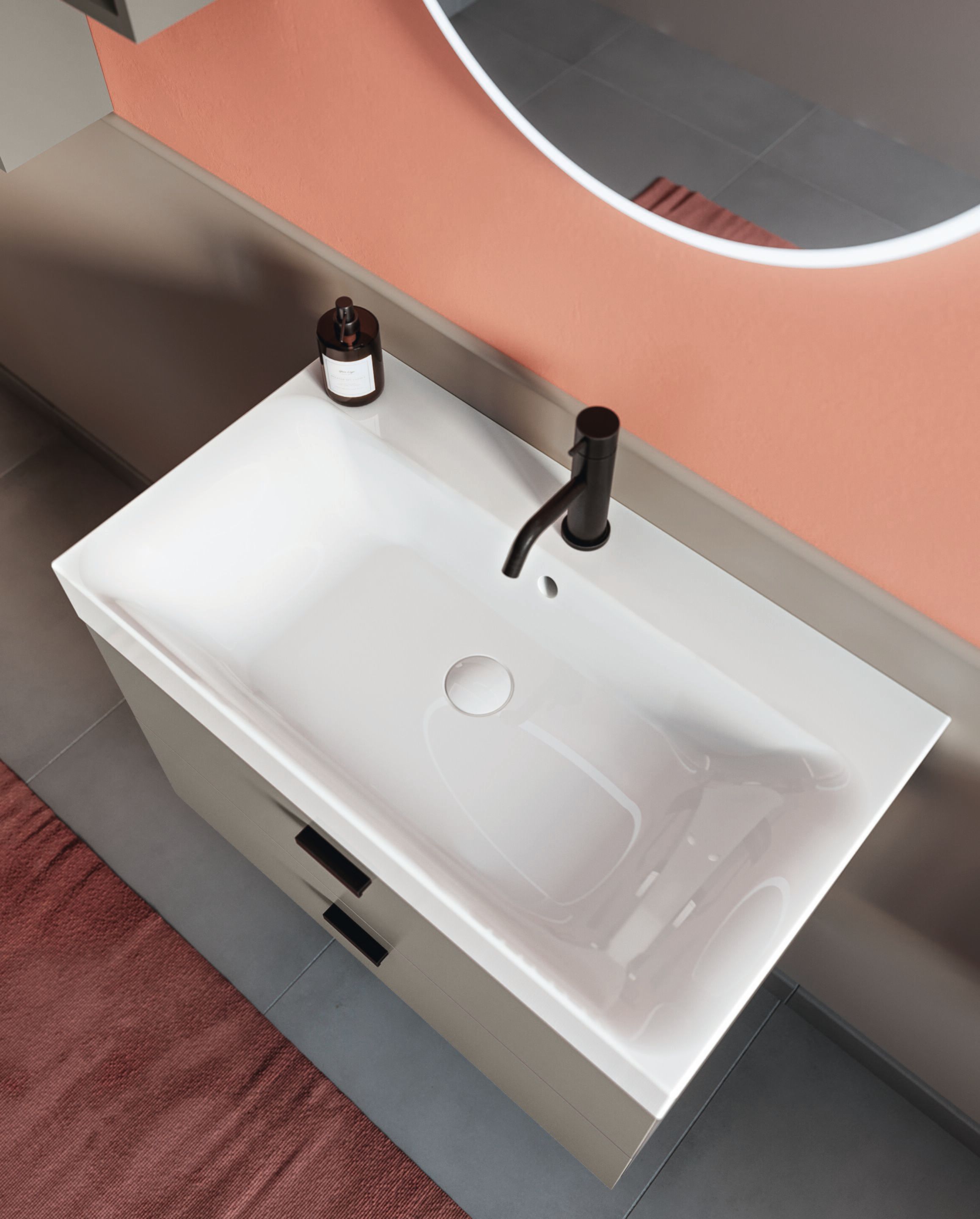 Меламиновая подвесная раковина с ящиками COLAVENE Cento ARCH-00070678 - Вид №1