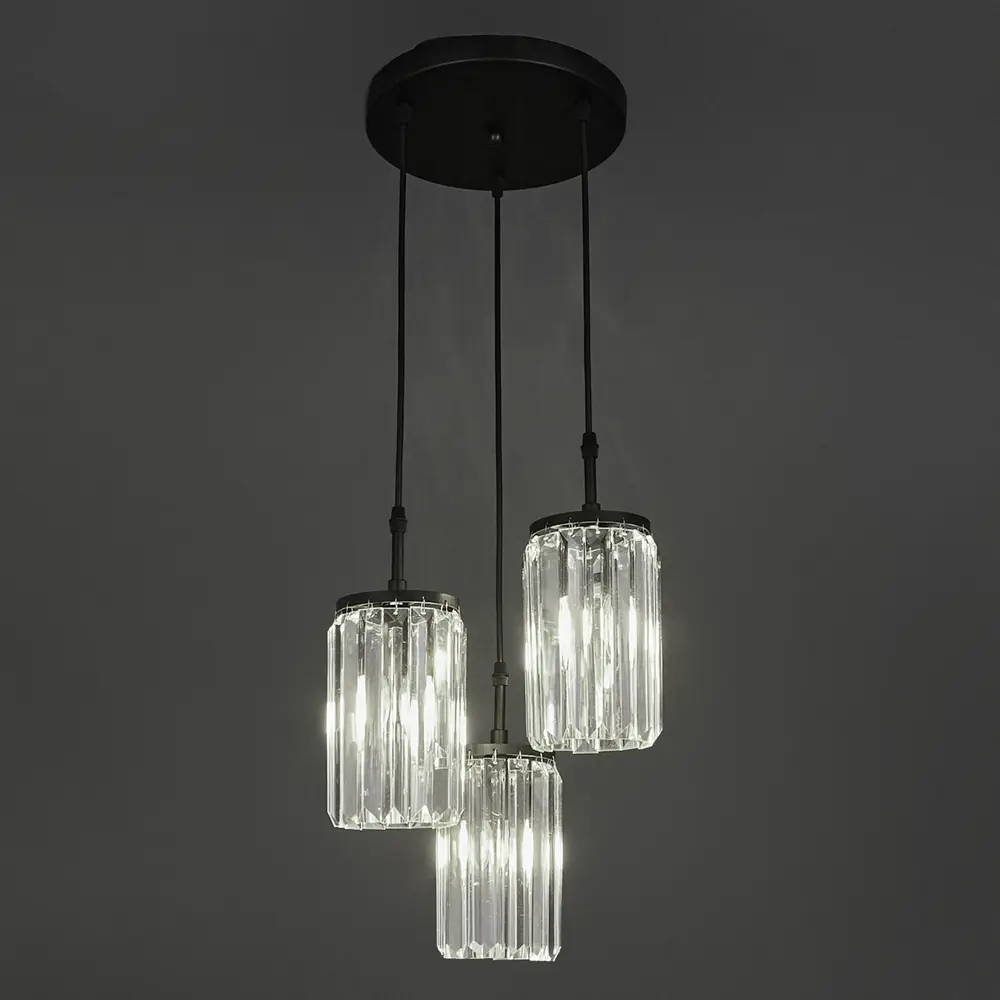 Подвесной светильник Vitaluce Max V4265 с тремя прозрачными плафонами 82890742 STLM-0923911 - Вид №1