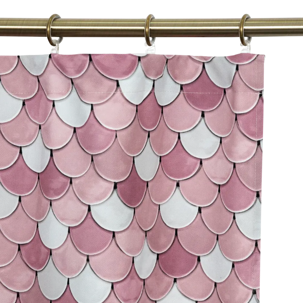 Штора на ленте «Мозаика», 160x280 см, геометрия, цвет розовый 82433350 STLM-2200737 GARDEN  - Вид №2
