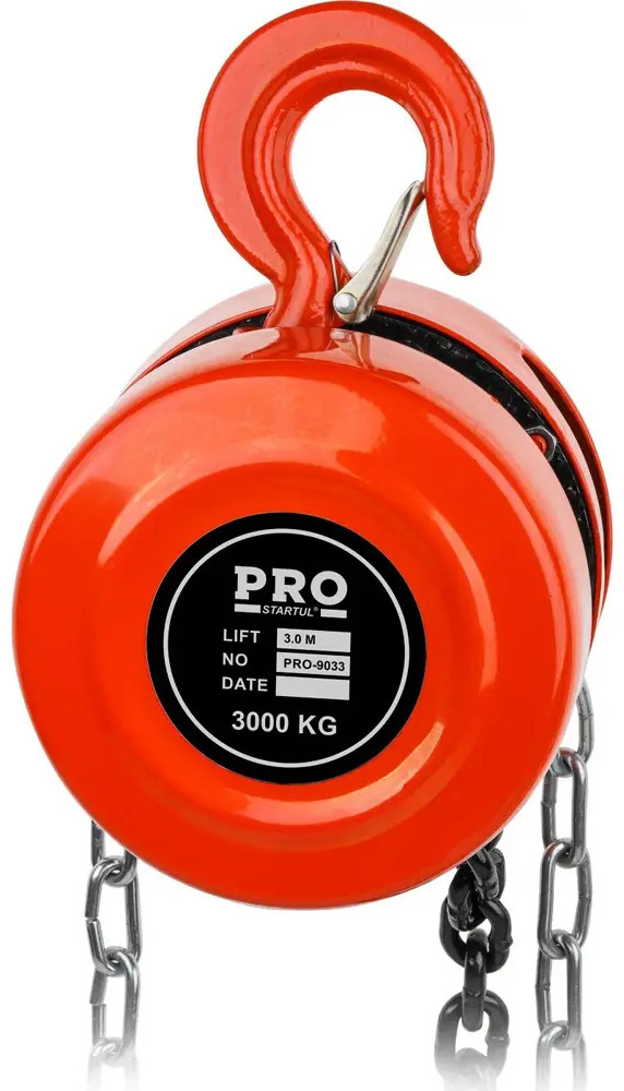 91655078 Таль ручная Pro Startul PRO-9033 грузоподъемность до 3 т STLM-0843528