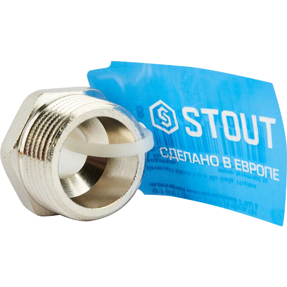 Ниппель STOUT 1"x1/2" для водопроводных систем 82238811 STLM-0807847 - Вид №2