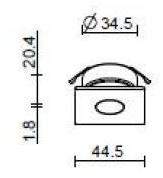 Brillamenti Встраиваемый алюминиевый светодиодный светильник Spot sun-id-1353914 - Вид №18
