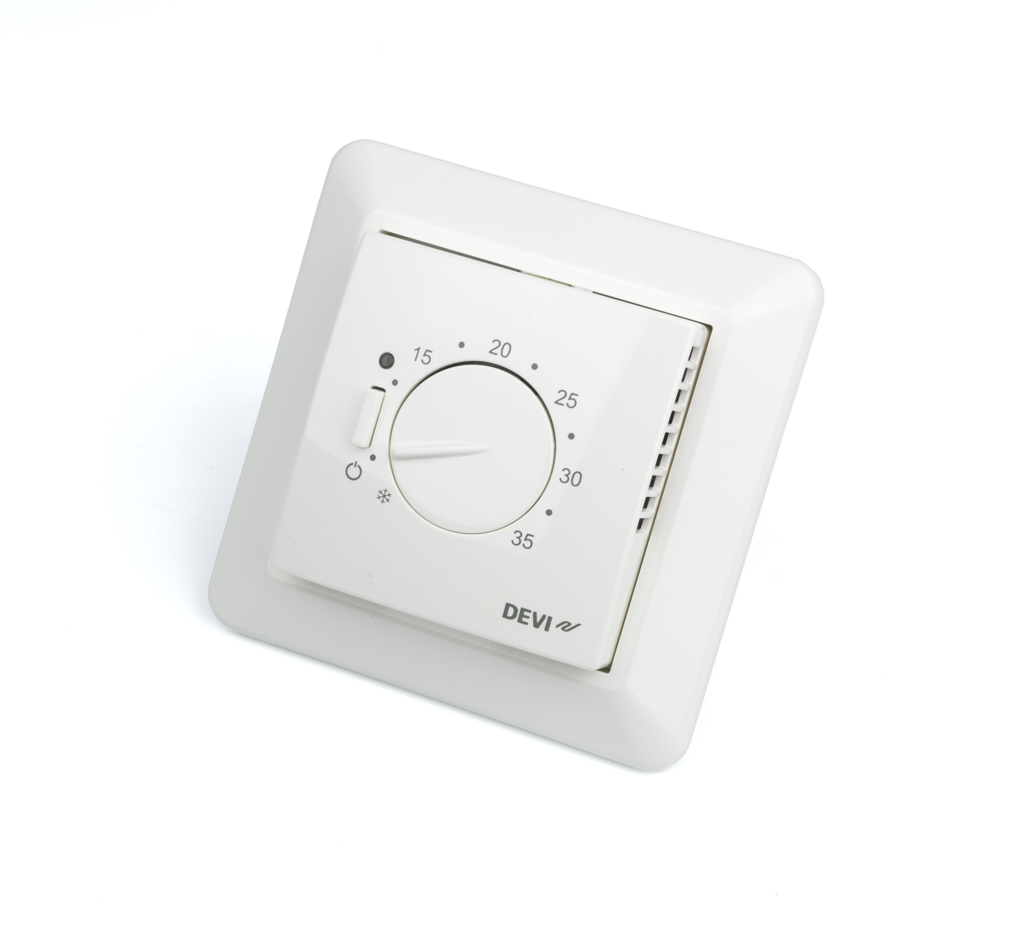 Danfoss DEVIreg™ 530/531/532 — электронные терморегуляторы для теплого пола со встроенным корпусом DEVIreg 532 терморегулятор с датчиками 140F1037  - Вид №5