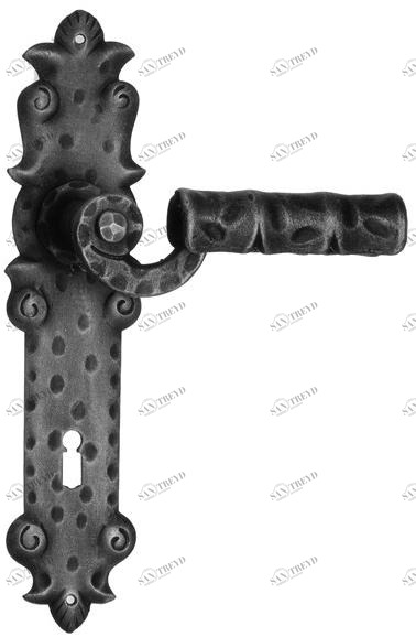 Galbusera Ручка из кованого железа на пластине  313 