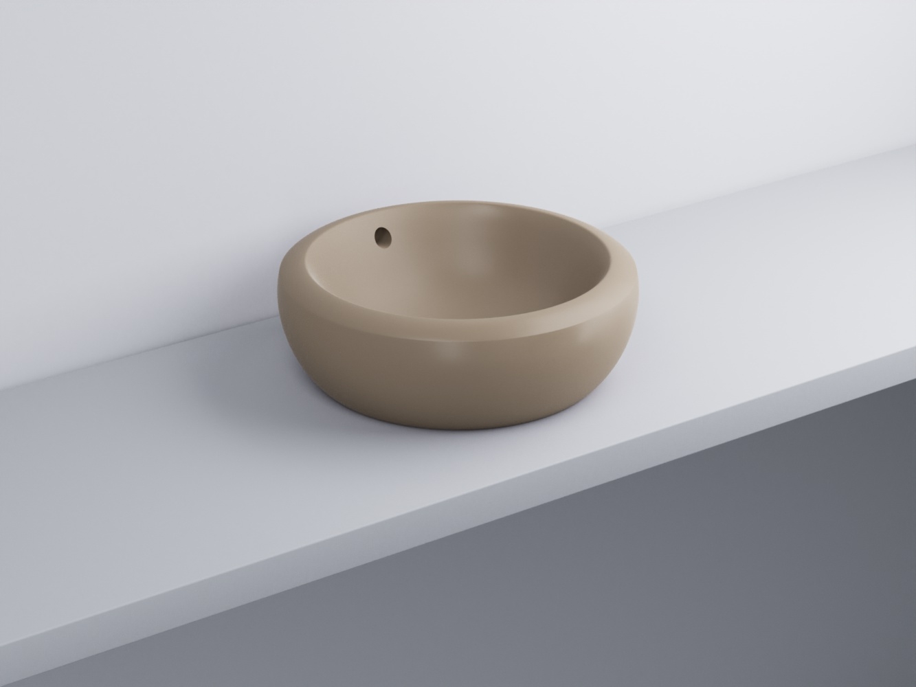 FLLA45-AN Раковина накладная прямоугольная 45 cielo Fluid Ceramica Cielo