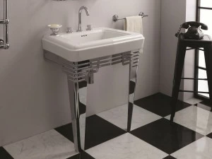 BLEU PROVENCE Раковина с одной консолью из керамики So fifties