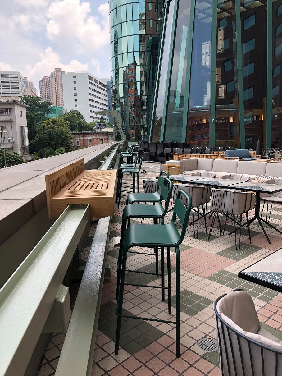 Штабелируемый садовый стул из оцинкованной стали iSimar Anglet ARCH-00137382 - Вид №2