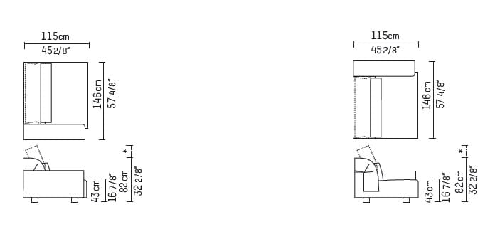 Съемный модульный диван из ткани Piet Boon Rens ARCH-00075235 - Вид №4