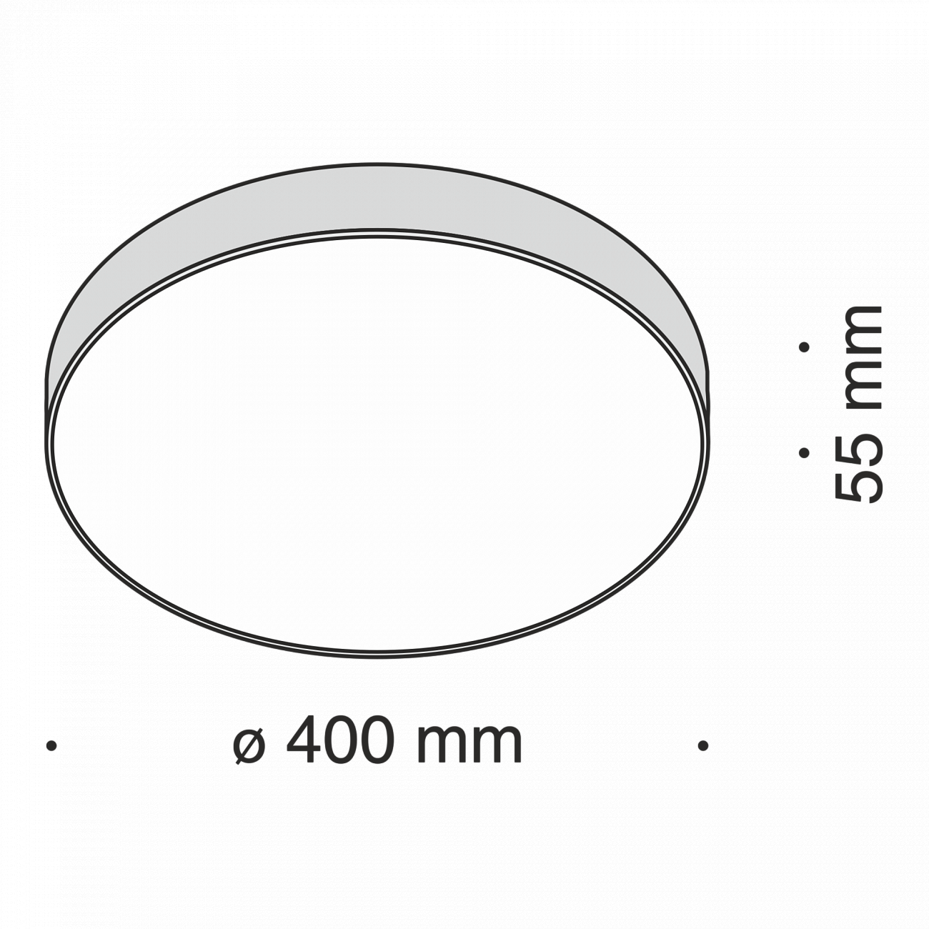 Светильник потолочный светодиодный 40 см черный Zon TECHNICAL CEILING & WALL 00-3956934 Черный  - Вид №2