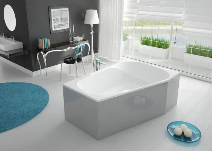 Асимметричная ванна акриловая комната центр HOESCH Spectra ARCH-00052633