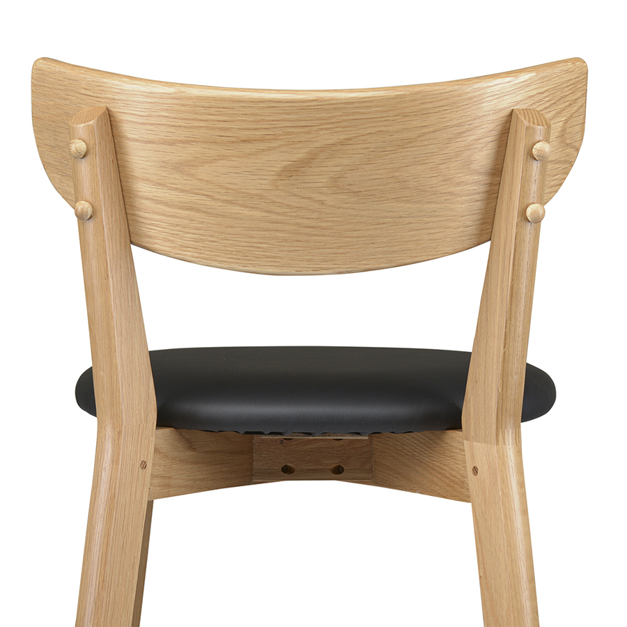 41110200 Стул барный , pero, pu-кожа, черный Unique Furniture  - Вид №12