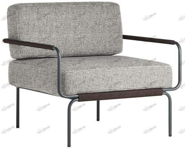 Potocco Садовое кресло с подлокотниками, обитое тканью June 921/pl