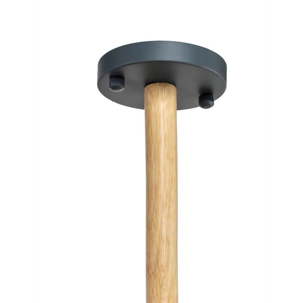 Люстра на штанге Lamplandia Decize Grey L1467, 5 ламп, 17 м², цвет серый STLM-2062588 - Вид №3