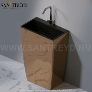 L115258 Напольная раковина стоящая прямоугольная A. e T. Italia Tower