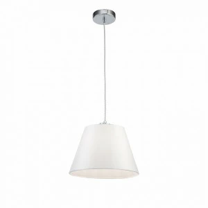 Люстра подвесная с абажуром хром Clarissa FR5020PL-01CH FREYA MODERN 00-3957105 Хром