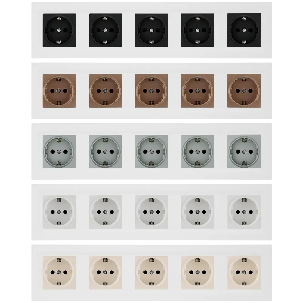 Рамка Legrand Structura для 5 розеток — белая матовая эстетика 82064609 STLM-0018600 - Вид №1
