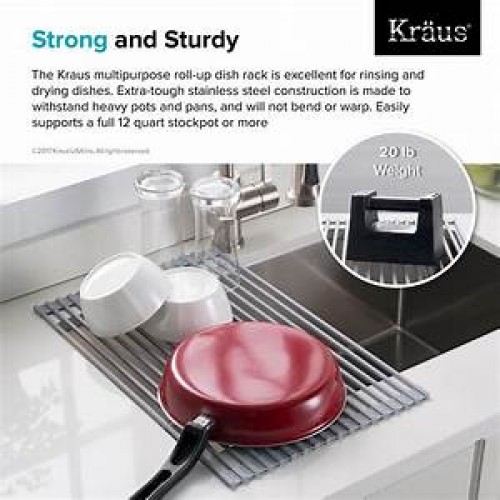 KRM-10GREY многофункциональная силиконовая сушка krausru  - Вид №2