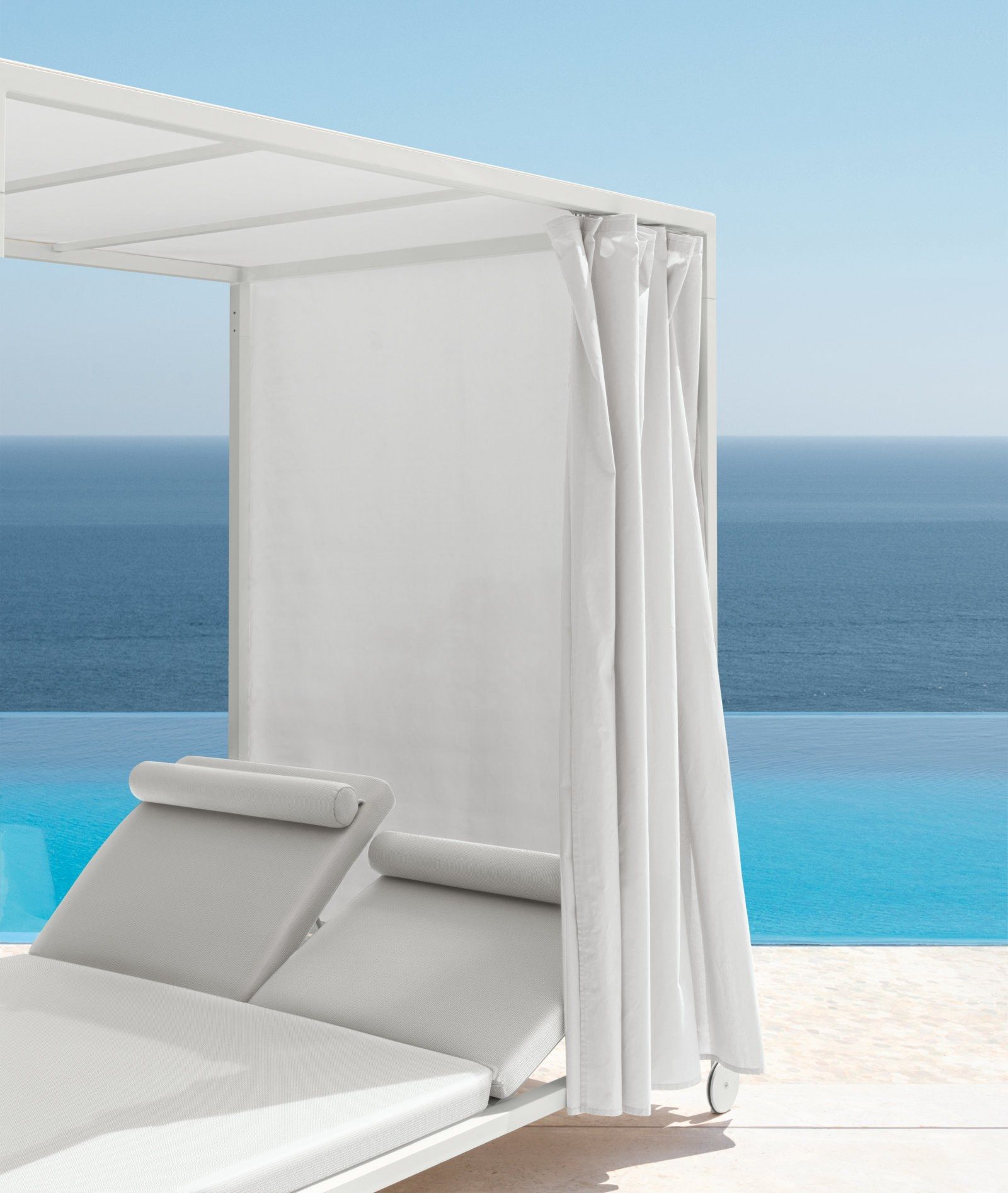 Алюминиевая и тканевая Садовая кровать с балдахином Talenti CleoSoft-alu ARCH-00094213 - Вид №2