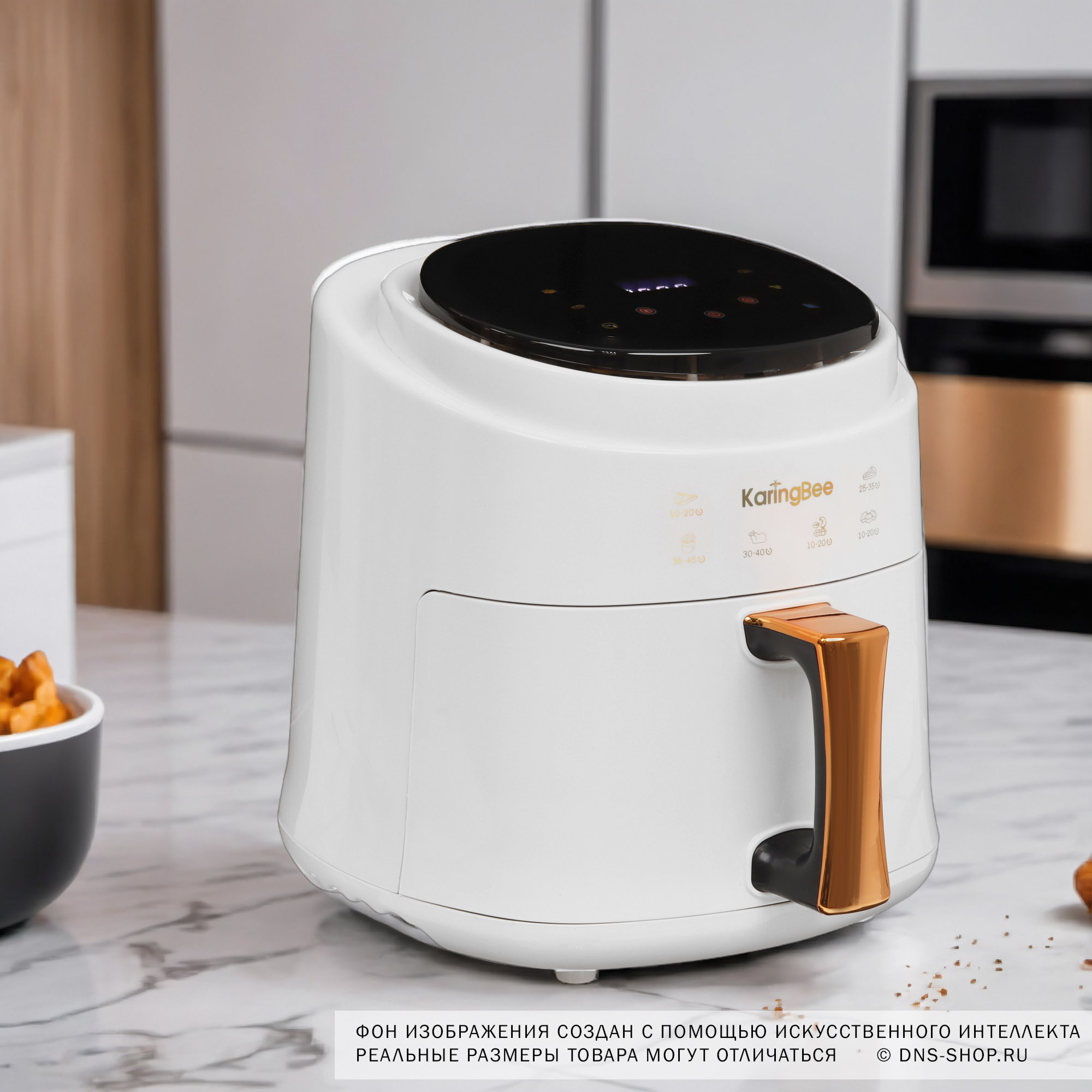 9054214 Аэрогриль KaringBee JD689 белый STDN-0133468 - Вид №9