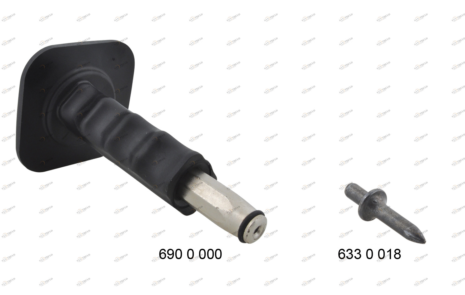 6330018 Монтажные профиля BIS Дюбель забивной для монтажа труб к полу WALRAVEN 