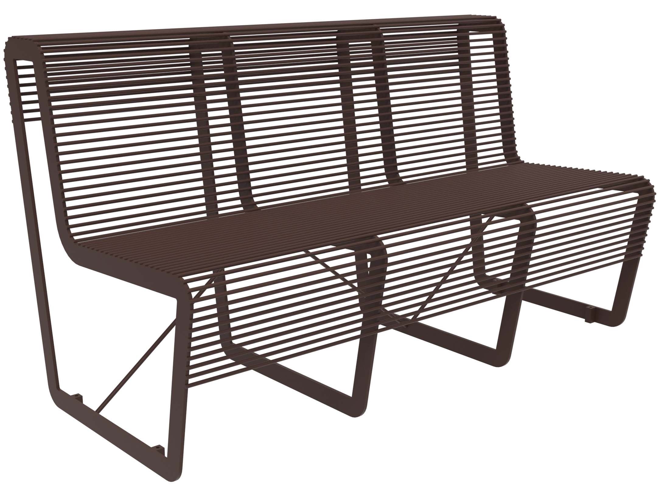 Оцинкованная стальная скамья со спинкой Lazzari Light ARCH-00099033 - Вид №38