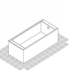 Напольная ванна Petra Bath 170х70