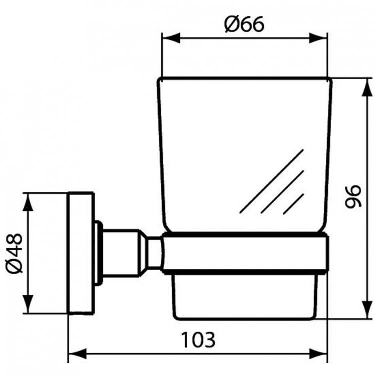 A9120XG Стакан с держателем Ideal Standard IOM - Вид №2