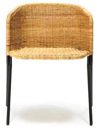 Feelgood Designs Стул из ротанга штабелируемый с подлокотниками Kakī sun-id-1494829 - Вид №1