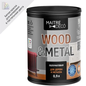 Универсальная краска MAITRE DECO Wood&Metal для интерьеров и мебели 89343314