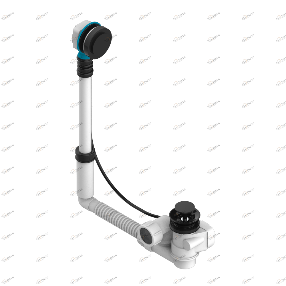 G3U-302 Перелив GEBERIT для ванны. Регулируемая высота : от 165 мм до 390 мм регулируемый вынос: от 110мм до 230мм - европейская модель - выпуск Ø 40 мм поставляется со стильный ручкой управления Thg-paris Montaigne marbre Leonardo Grey с рукоятками Покры G3U-302 CAT.F