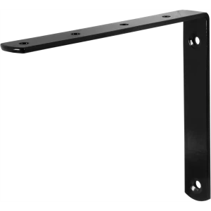 Кронштейн Larvij Angle 2 12.5x15 см сталь нагрузка до 1 кг цвет чёрный