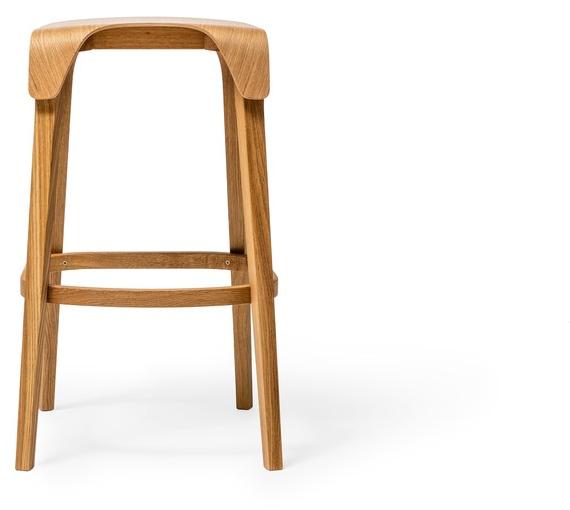 TON Высокий деревянный табурет Leaf sun-id-1348473 - Вид №1