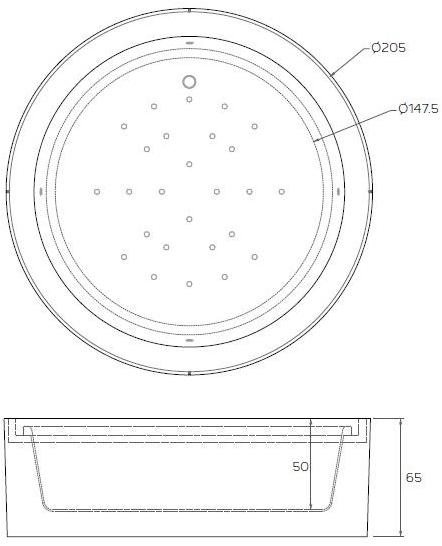 Relax Design Круглый надземный мини-бассейн из композитного материала с гидромассажем sun-id-1349042 - Вид №1