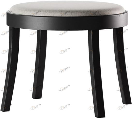 horgenglarus Низкий табурет из массива дерева со встроенной подушкой Seley sun-id-1459338