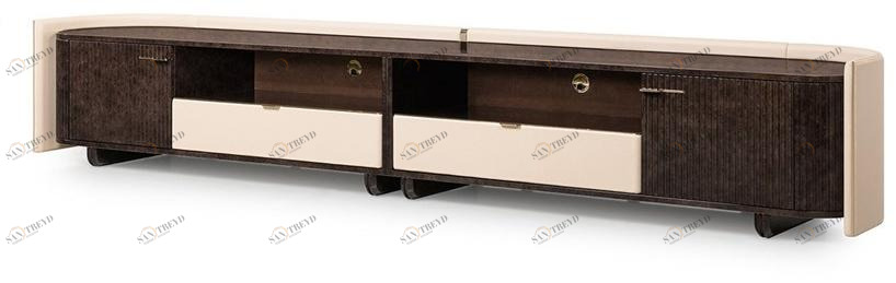 Turri Кожаная тумба под ТВ с ящиками Eclipse sun-id-1435347