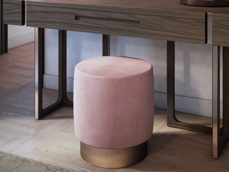 Круглый бархатный пуф ITLAS Metropolitan Frames ARCH-00030651 - Вид №1