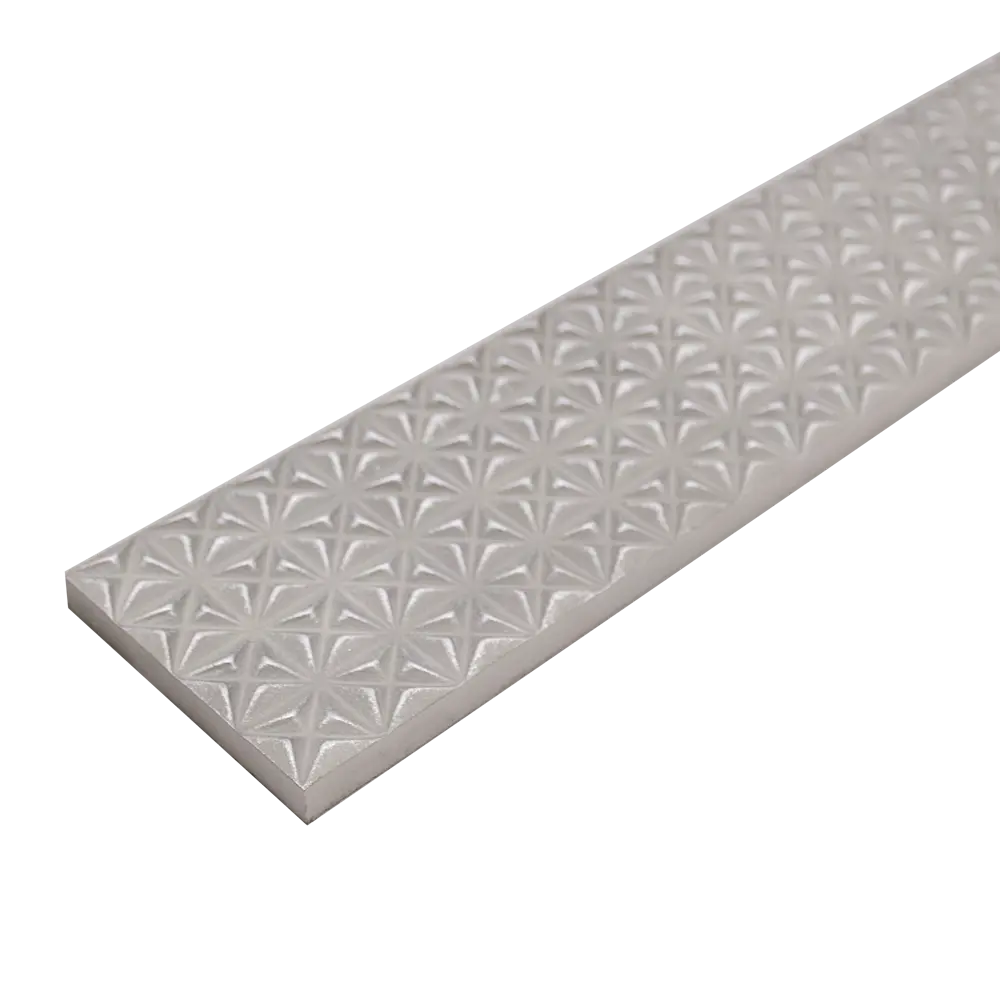 Бордюр настенный Azori Pandora Geometry 7.5x63 см цвет серый STLM-2095184 - Вид №1