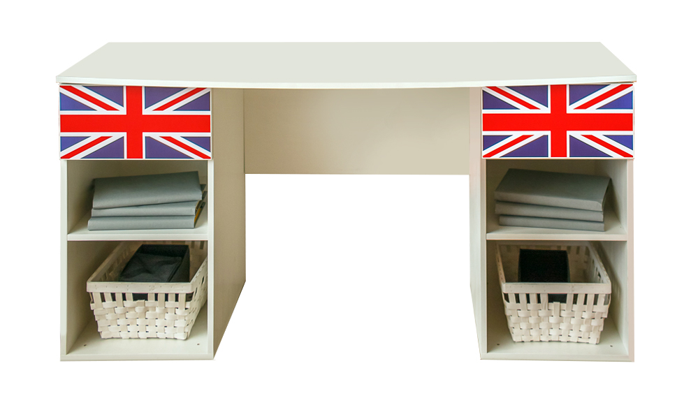 Детский письменный стол "Лондон" МАНДАРИН ЛОНДОН 178736 Белый Santreyd  - Вид №1