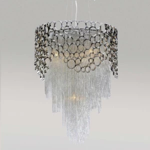 Подвесной светильник Crystal Lux Hauberk Sp-PL6 D45 CRYSTAL LUX ДИЗАЙНЕРСКИЕ, HAUBERK 072481 Белый;серебро