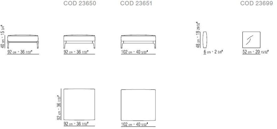 Flexform 3-х местный тканевый диван со съемным чехлом Adda sun-id-1469739 - Вид №10