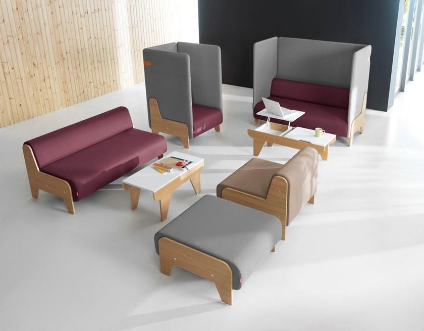 Mikomax Smart Office Акустическое кресло из ткани с высокой спинкой Chillout sun-id-1424368 - Вид №2