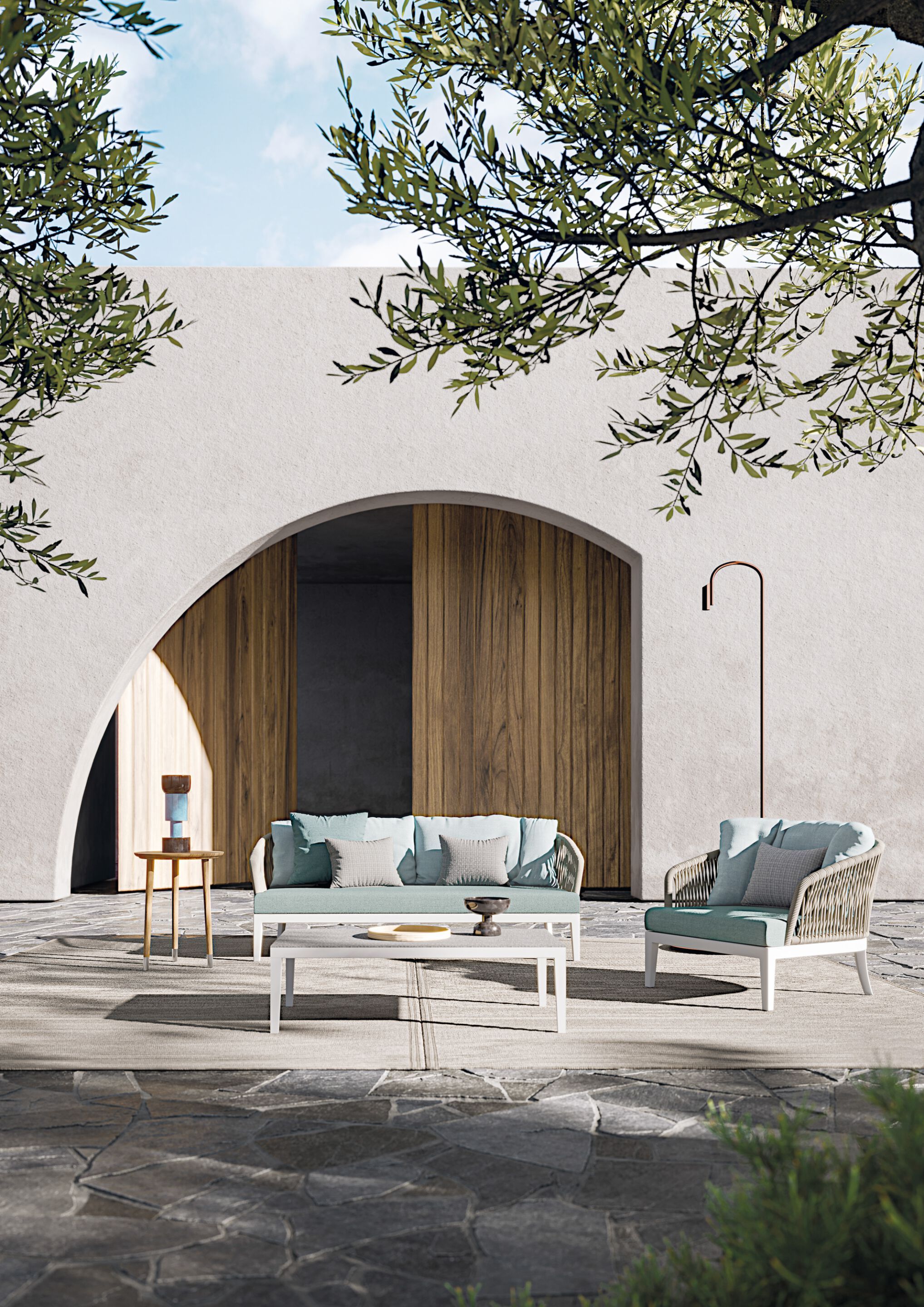 Тканевое садовое кресло с подлокотниками Atmosphera Dream 2.0 ARCH-00105984 - Вид №3