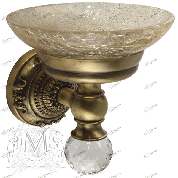 Мыльница MIGLIORE.CRistalia ML.CRS-60.201.BR - бронза 