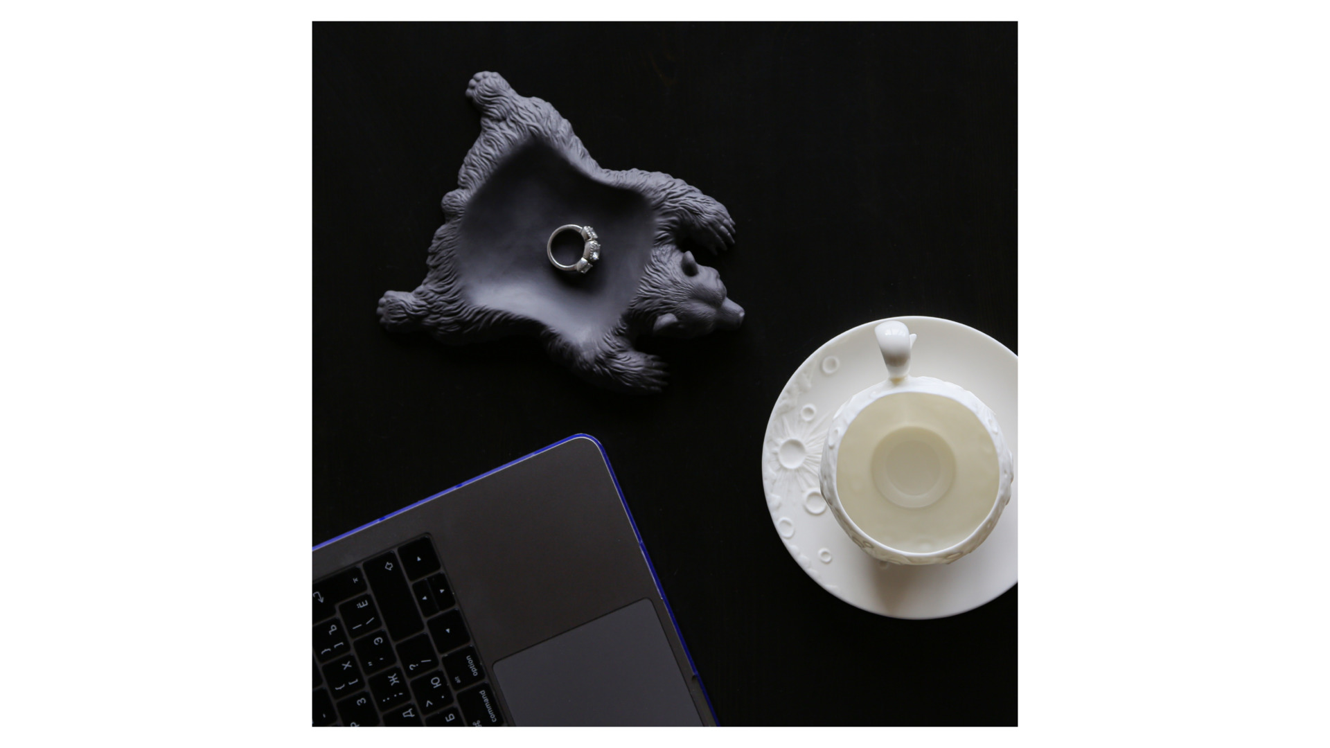 10651382 RUPOR manufactory Мелочница МЕДВЕДЬ Фарфор  - Вид №4