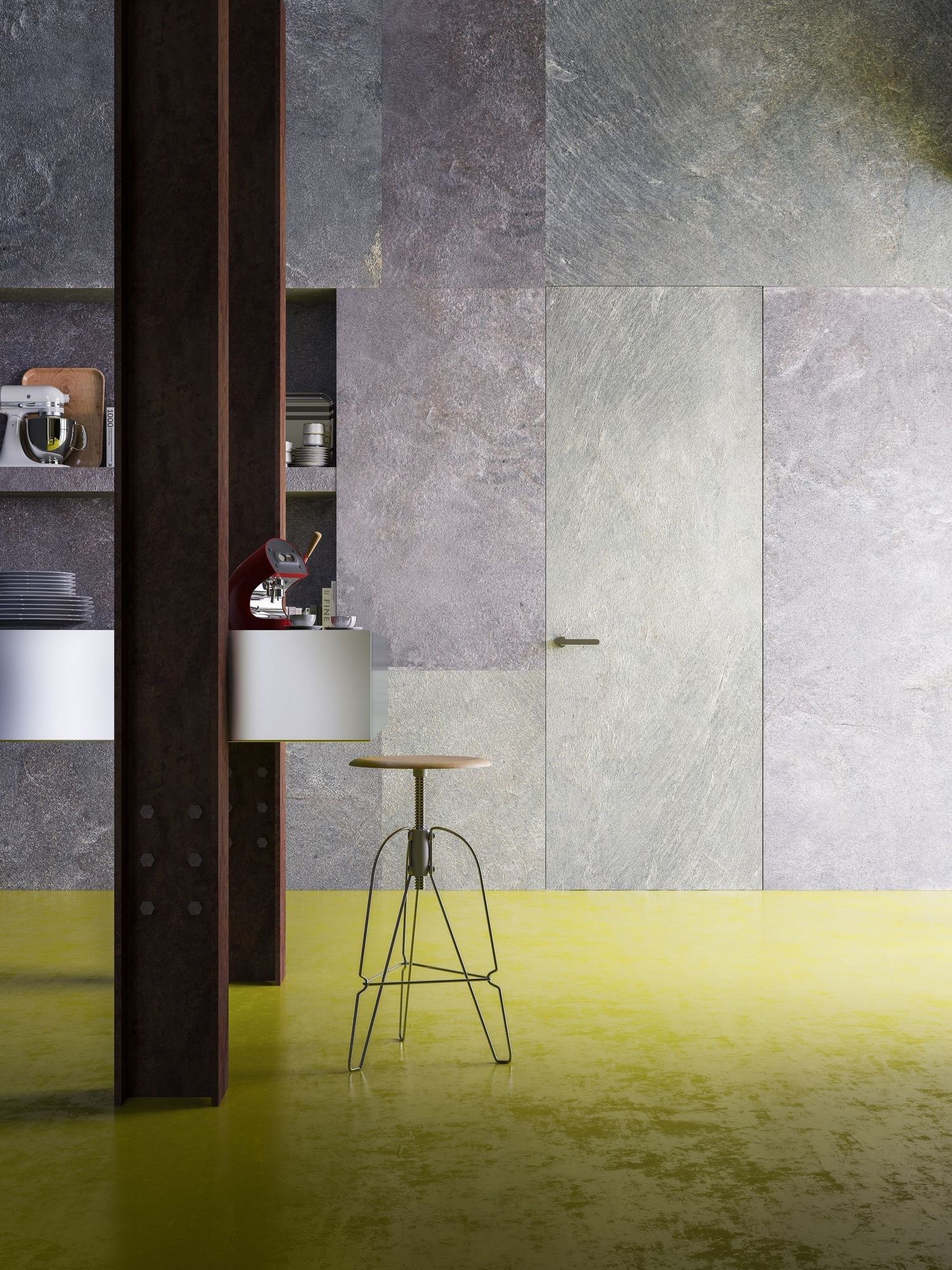 Заподлицо стены распашная дверь Linvisibile Linvisibile Alba ARCH-00129380 - Вид №6