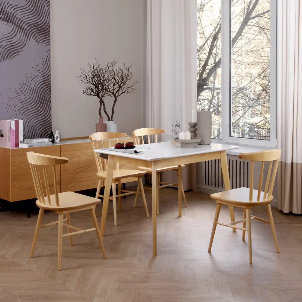 ЭКОМЕБЕЛЬ Скандинавский обеденный стул из натурального дерева 89431668 STLM-1581405 - Вид №2